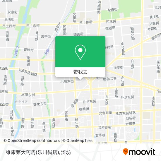 维康莱大药房(乐川街店)地图