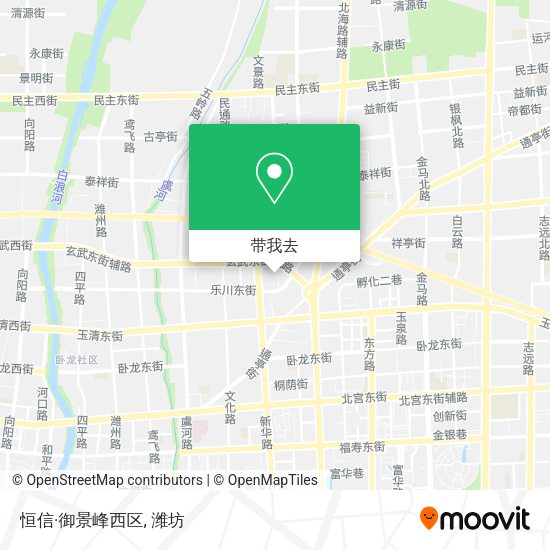 恒信·御景峰西区地图