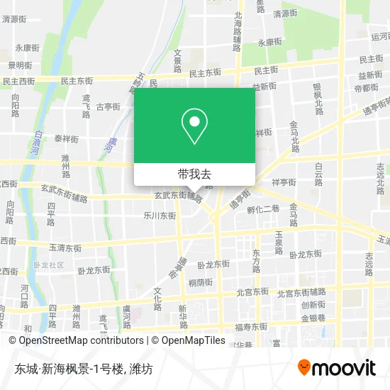 东城·新海枫景-1号楼地图