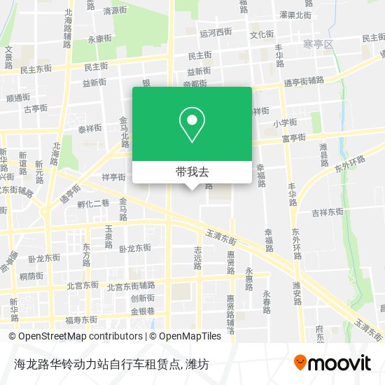 海龙路华铃动力站自行车租赁点地图