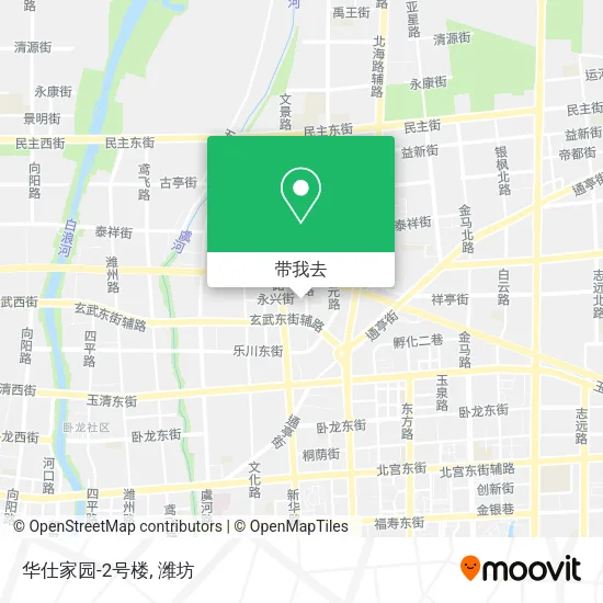 华仕家园-2号楼地图