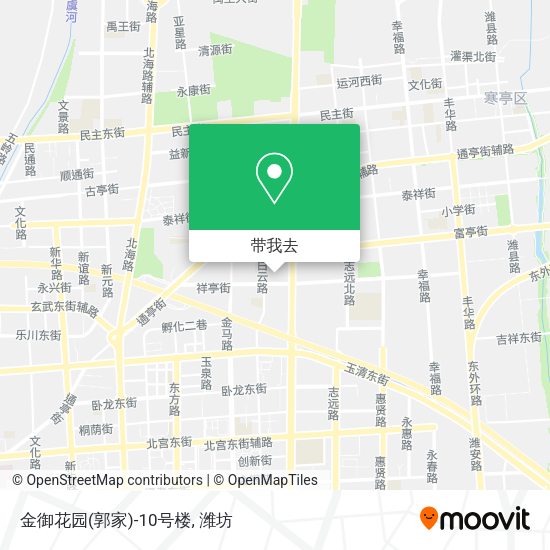 金御花园(郭家)-10号楼地图
