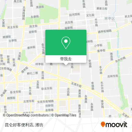 昆仑好客便利店地图