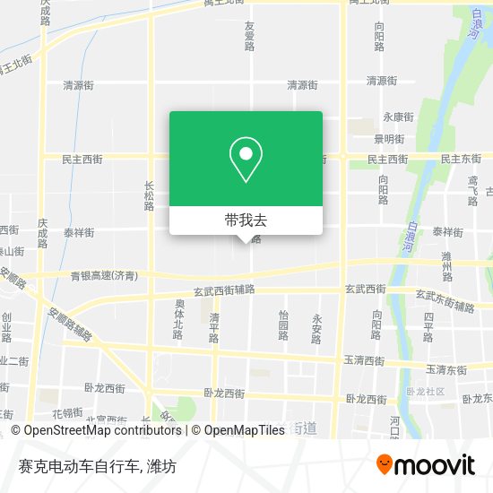 赛克电动车自行车地图
