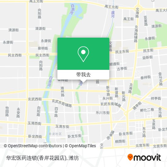 华宏医药连锁(香岸花园店)地图