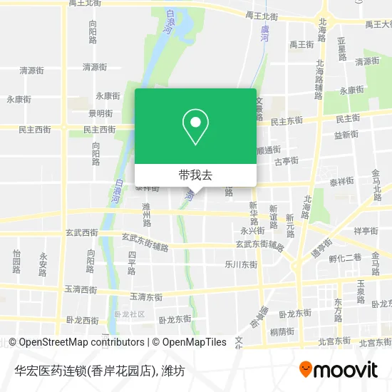 华宏医药连锁(香岸花园店)地图