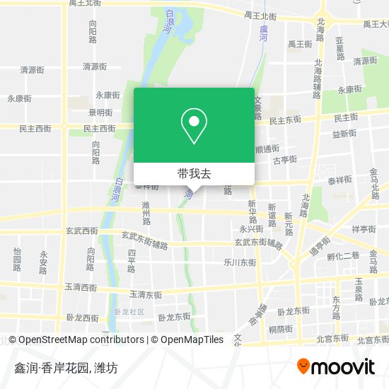 鑫润·香岸花园地图