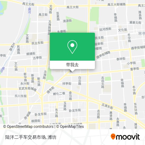 陆洋二手车交易市场地图