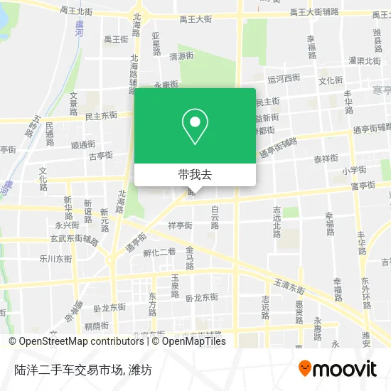 陆洋二手车交易市场地图