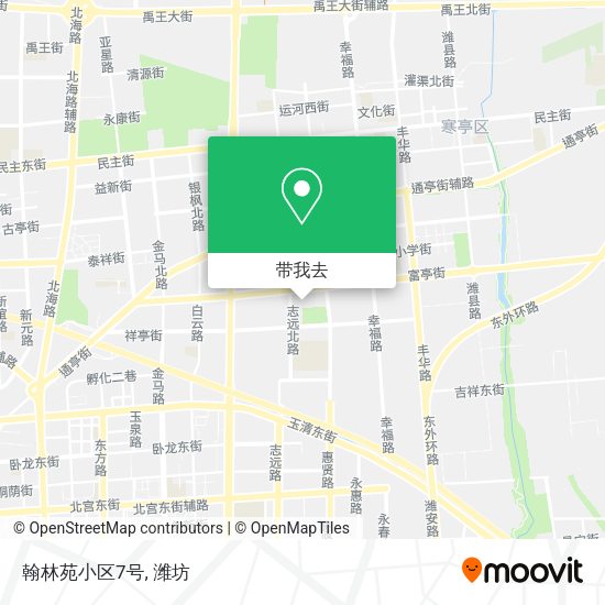 翰林苑小区7号地图