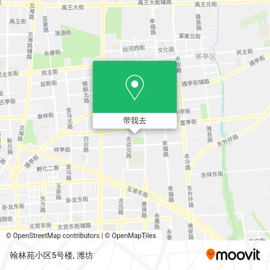 翰林苑小区5号楼地图