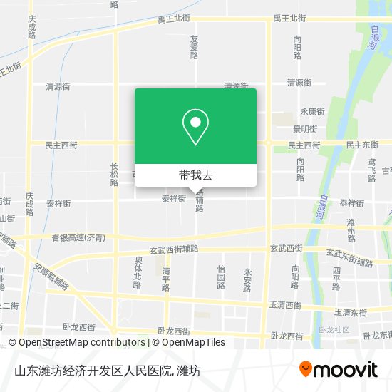 山东潍坊经济开发区人民医院地图