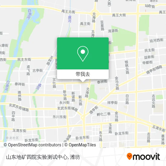 山东地矿四院实验测试中心地图