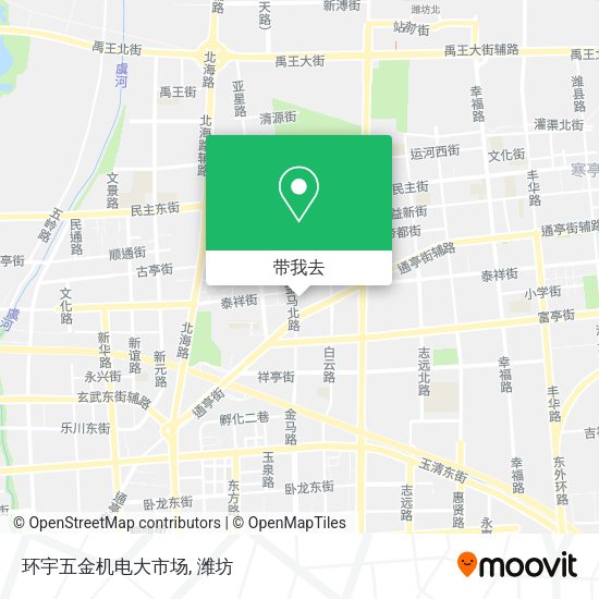 环宇五金机电大市场地图