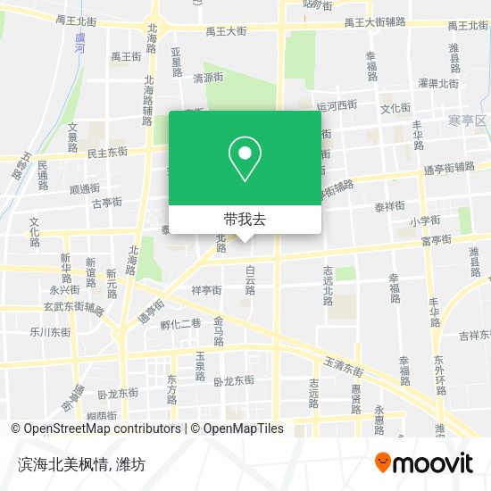 滨海北美枫情地图