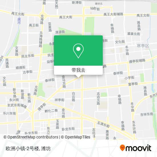 欧洲小镇-2号楼地图