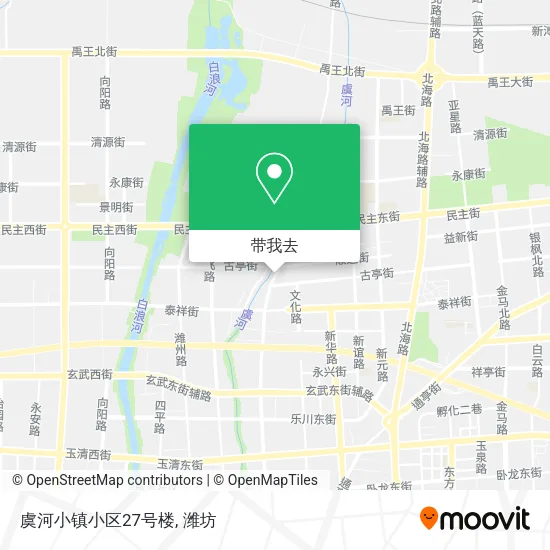 虞河小镇小区27号楼地图
