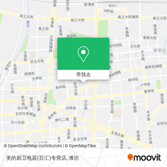 美的厨卫电器(百汇)专营店地图
