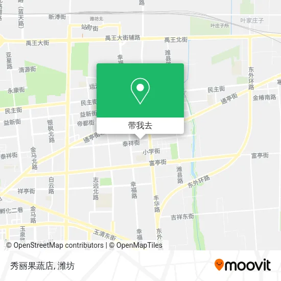 秀丽果蔬店地图
