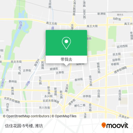 信佳花园-5号楼地图
