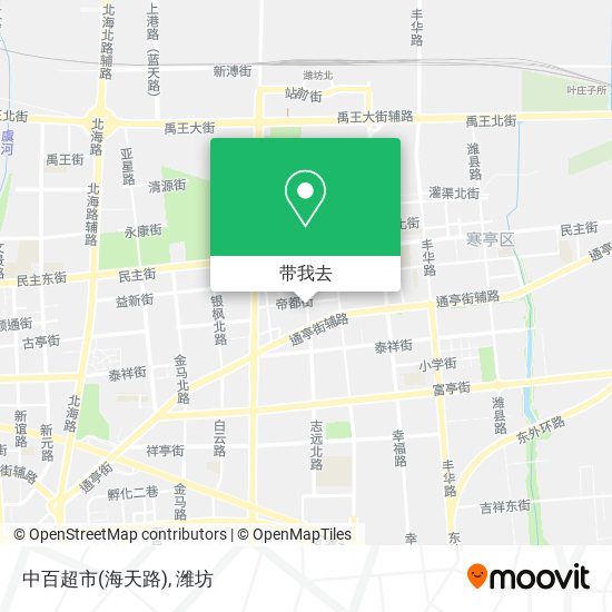 中百超市(海天路)地图