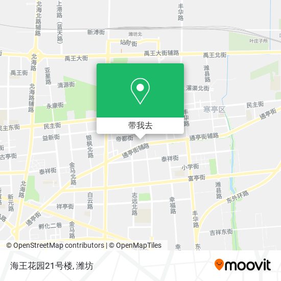 海王花园21号楼地图