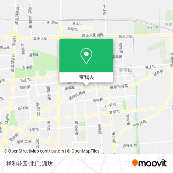 祥和花园-北门地图