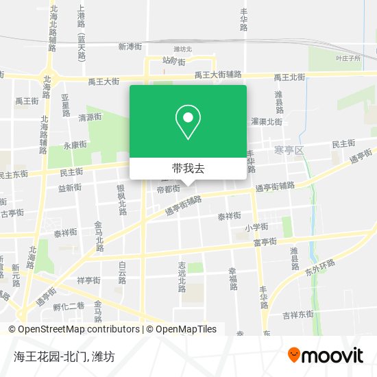 海王花园-北门地图