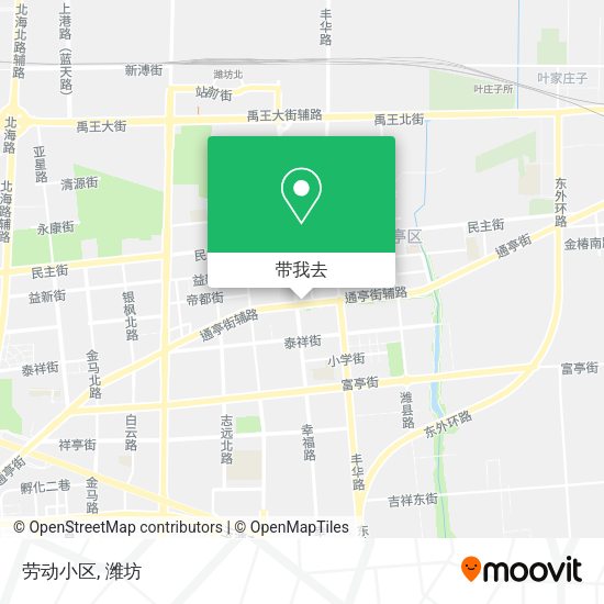 劳动小区地图
