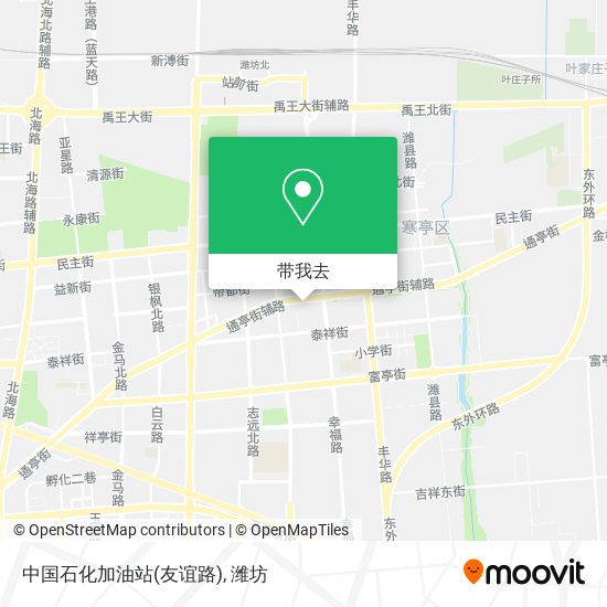 中国石化加油站(友谊路)地图