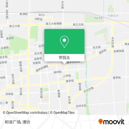 和谐广场地图