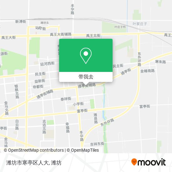 潍坊市寒亭区人大地图