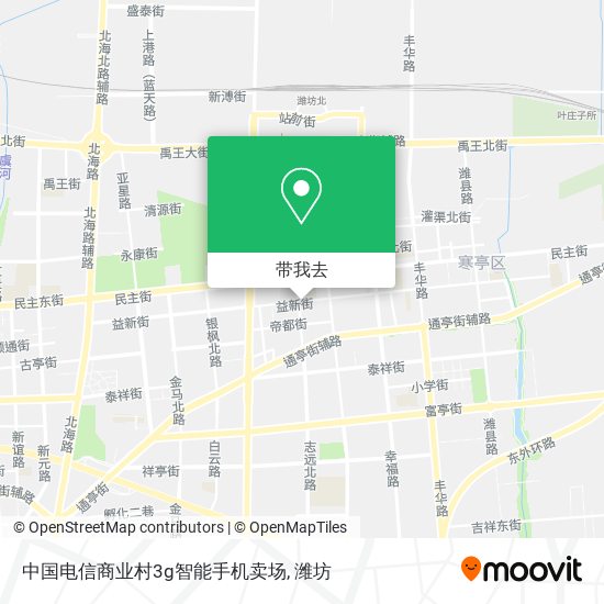 中国电信商业村3g智能手机卖场地图