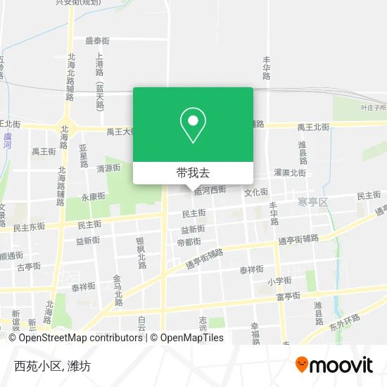 西苑小区地图