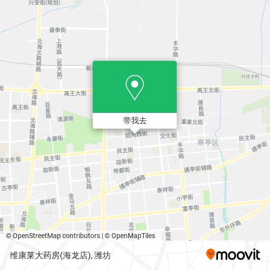 维康莱大药房(海龙店)地图