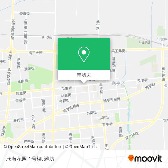 欣海花园-1号楼地图