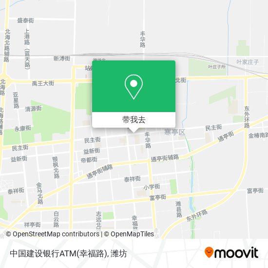 中国建设银行ATM(幸福路)地图