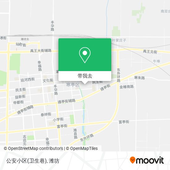 公安小区(卫生巷)地图