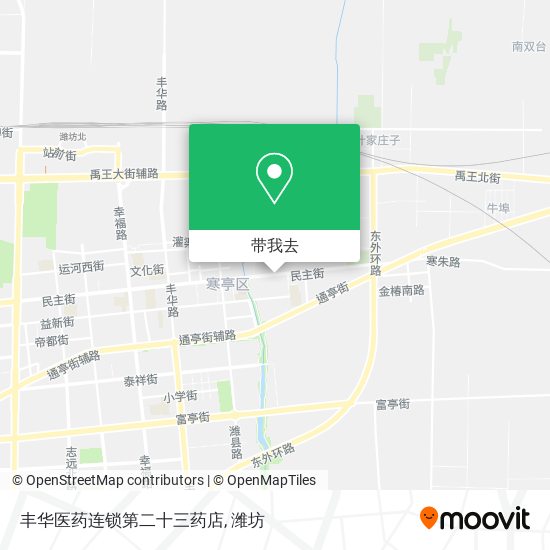 丰华医药连锁第二十三药店地图