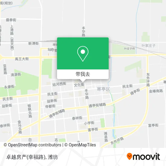 卓越房产(幸福路)地图