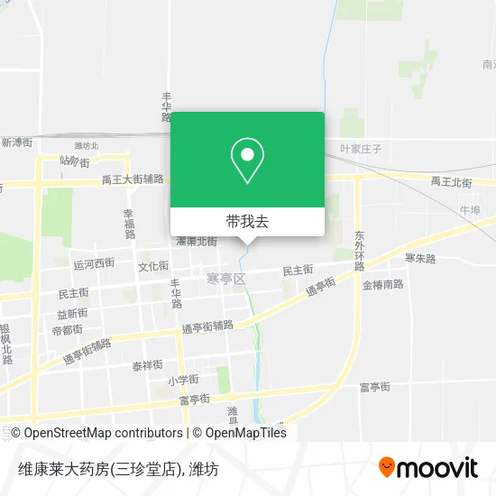 维康莱大药房(三珍堂店)地图