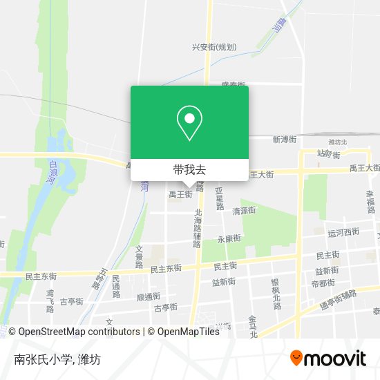 南张氏小学地图