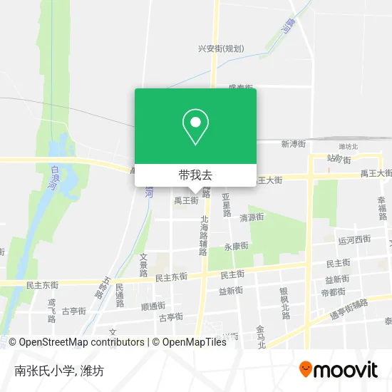 南张氏小学地图