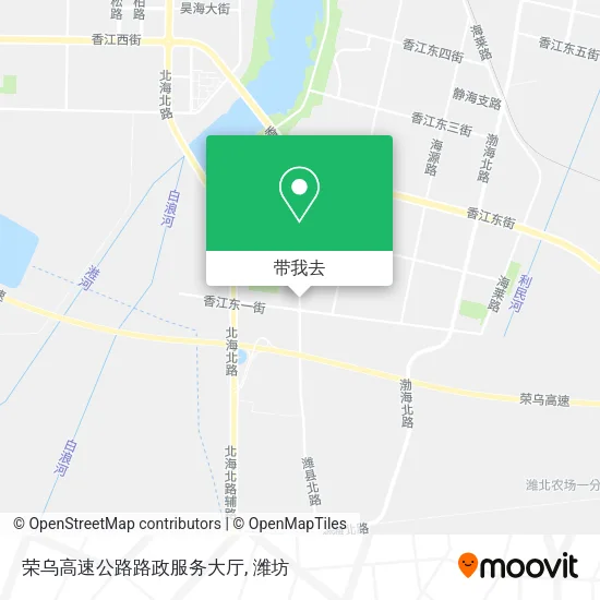 荣乌高速公路路政服务大厅地图