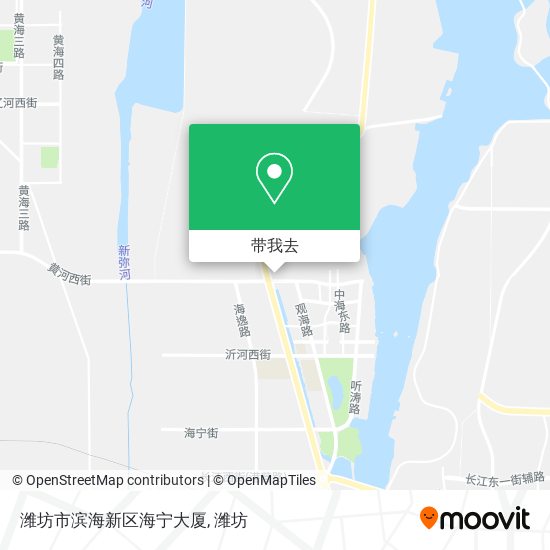 潍坊市滨海新区海宁大厦地图