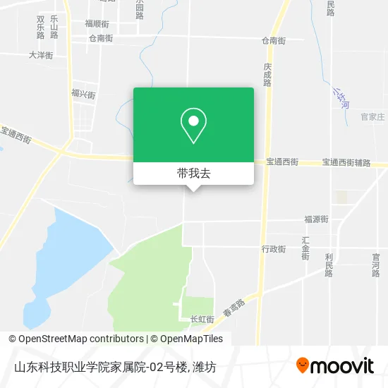 山东科技职业学院家属院-02号楼地图