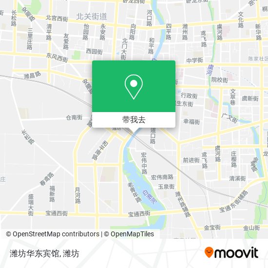 潍坊华东宾馆地图