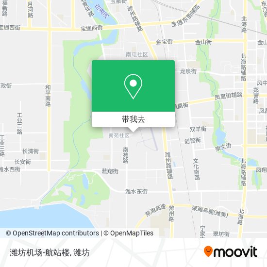 潍坊机场-航站楼地图