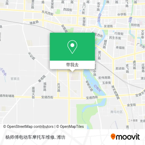 杨师傅电动车摩托车维修地图