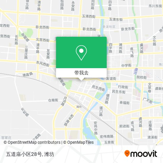 五道庙小区28号地图